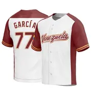 Men's Luis Garcia Venezuela Baseball Replica White 2023 World Baseball Classic Jersey